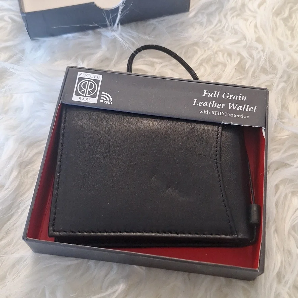 Rugged Rare Full Grain Leather Wallet
